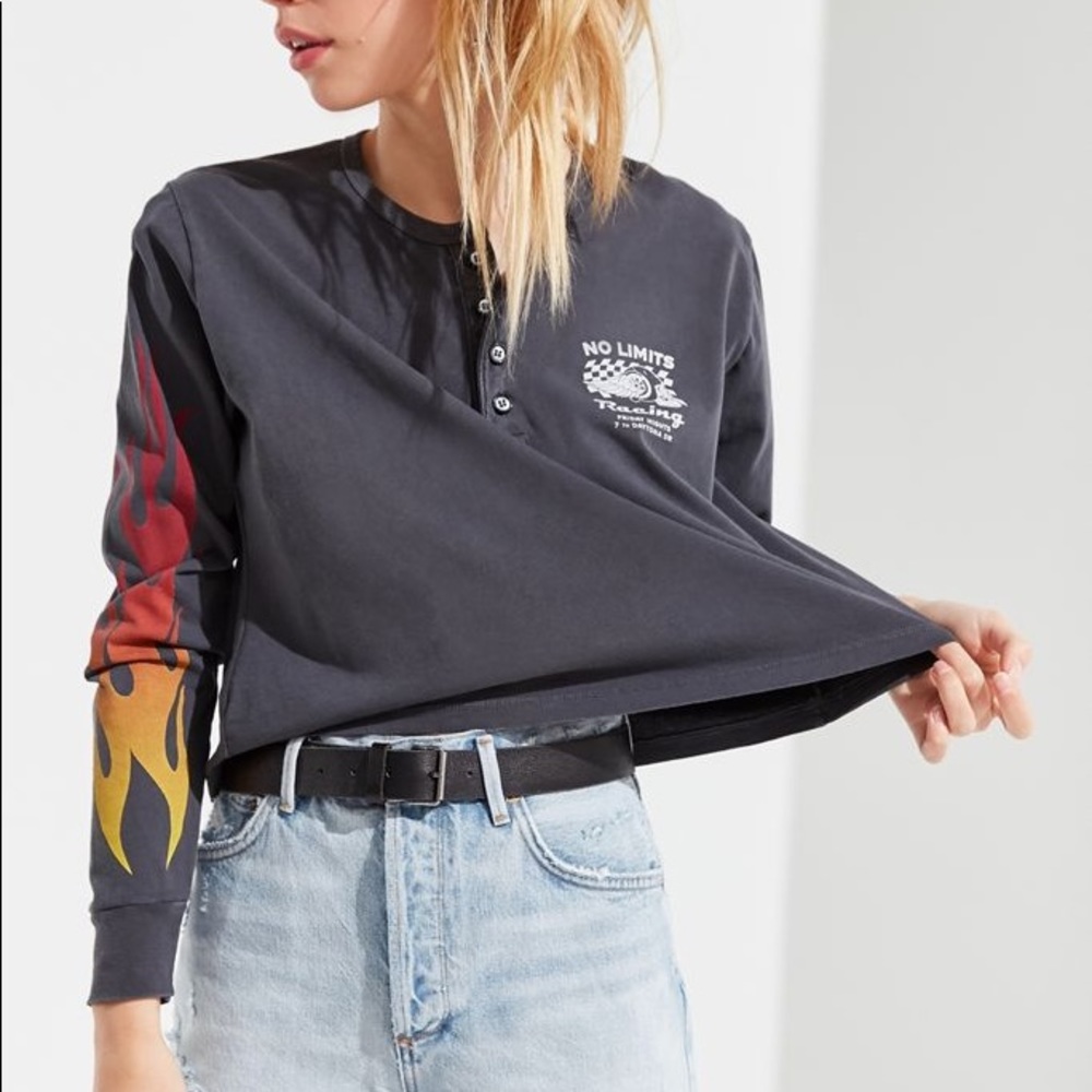 Future State Flame Henley Top
